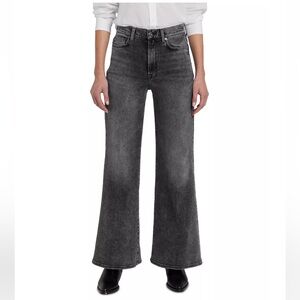 7 For All Mankind - Ultra High Rise Jo Wide Leg Jeans in Silent Night - size 28